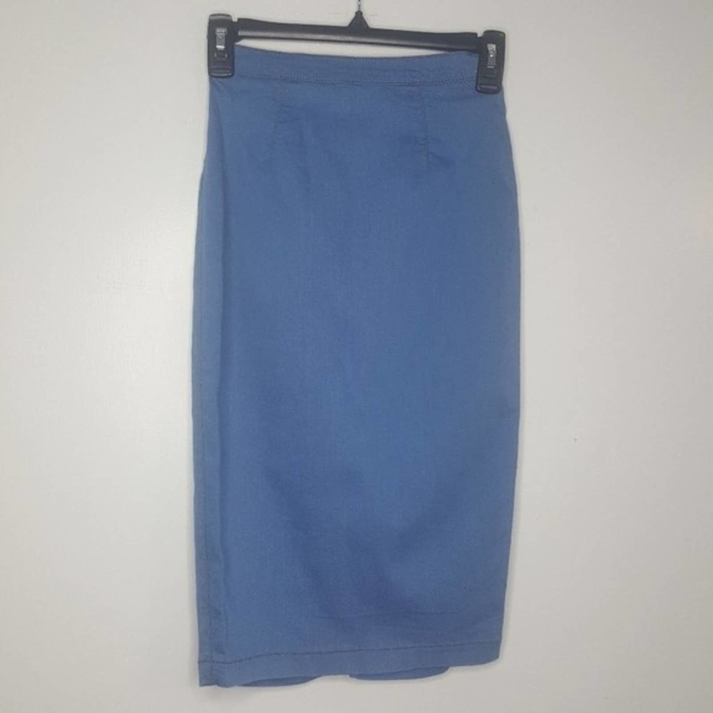 S Miss California Skirt Denim Split Midi Slim D